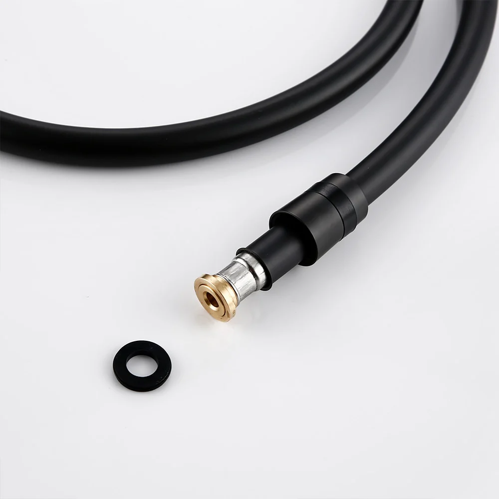 1.5m Shower Hose Flexible Matte Black PVC Shower Explosion-proof Home Bathroom Pipe Fittings Hose - Image 5