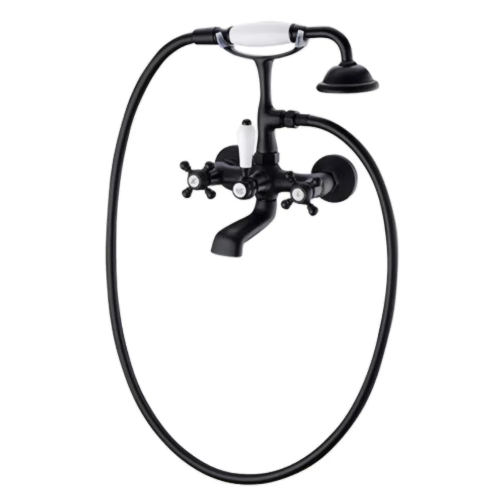 Antique Bathtub Faucet | Wall-Mounted Shower Faucet | European Single Handle Brass Tub Faucet - Image 10