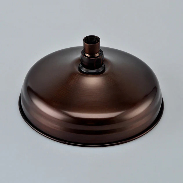 Antique Copper Shower Faucet | Luxury Bathroom Shower Faucet Set 8-inch Round Rainfall Shower Head + Hand Spray + Tub Tap - Image 4