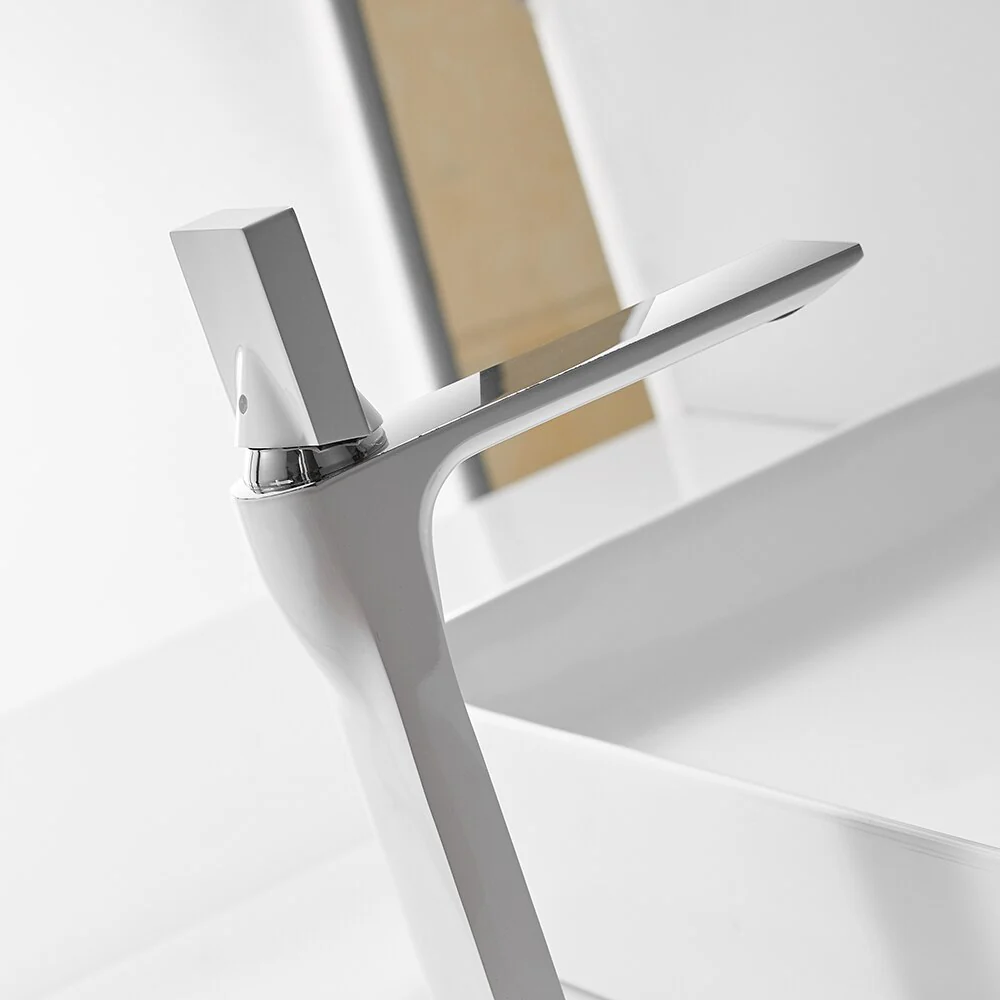 Basin Faucet Bathroom Faucet Taps Sink Faucet Single Handle Hole Deck Vintage Wash Hot Cold Mixer Tap Crane - Image 2