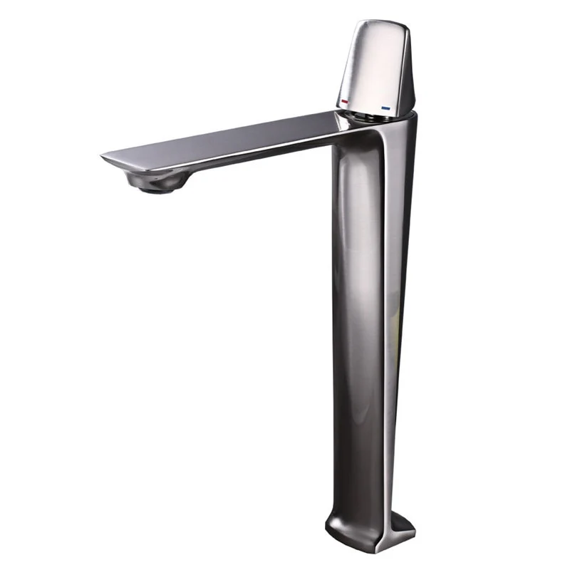 Basin Faucets Black Brass Faucet Hot and Cold Bathroom Sink Faucet Deck Mounted Toilet Nickel/Grey Color Mixer Water Tap - Image 5