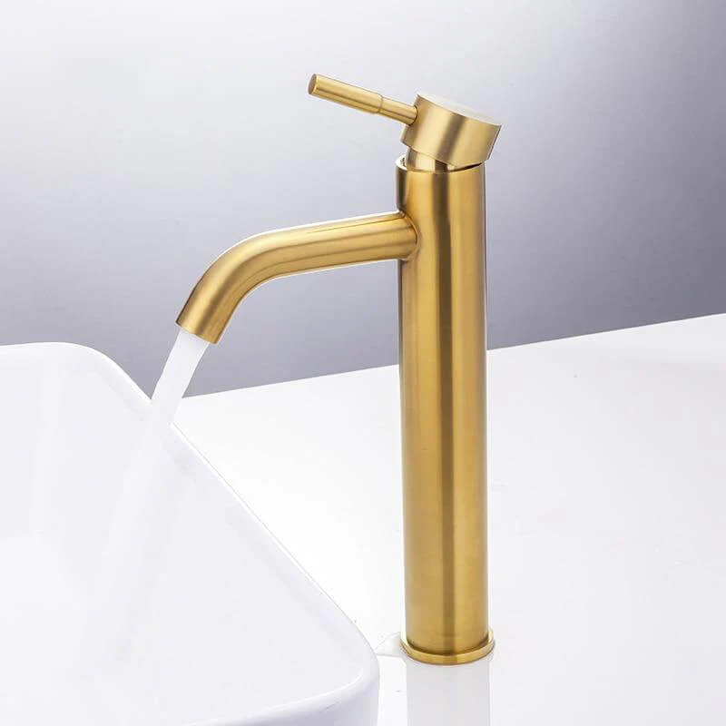 Basin Faucets Brushed Gold Bathroom Faucet Mixer Stainless Steel Waterfall Faucet Bathroom Faucet Basin Mixer - Image 5
