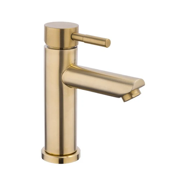Basin Faucets Brushed Gold Bathroom Faucet Mixer Stainless Steel Waterfall Faucet Bathroom Faucet Basin Mixer - Image 6