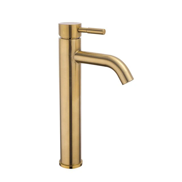 Basin Faucets Brushed Gold Bathroom Faucet Mixer Stainless Steel Waterfall Faucet Bathroom Faucet Basin Mixer - Image 7