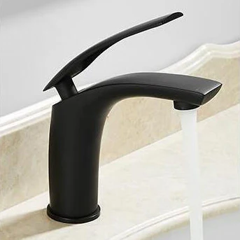 Bathroom Basin Faucet White and Black Baking Solid Brass Special Sink Mixer Tap Hot & Cold Waterfall Basin Faucet - Image 10
