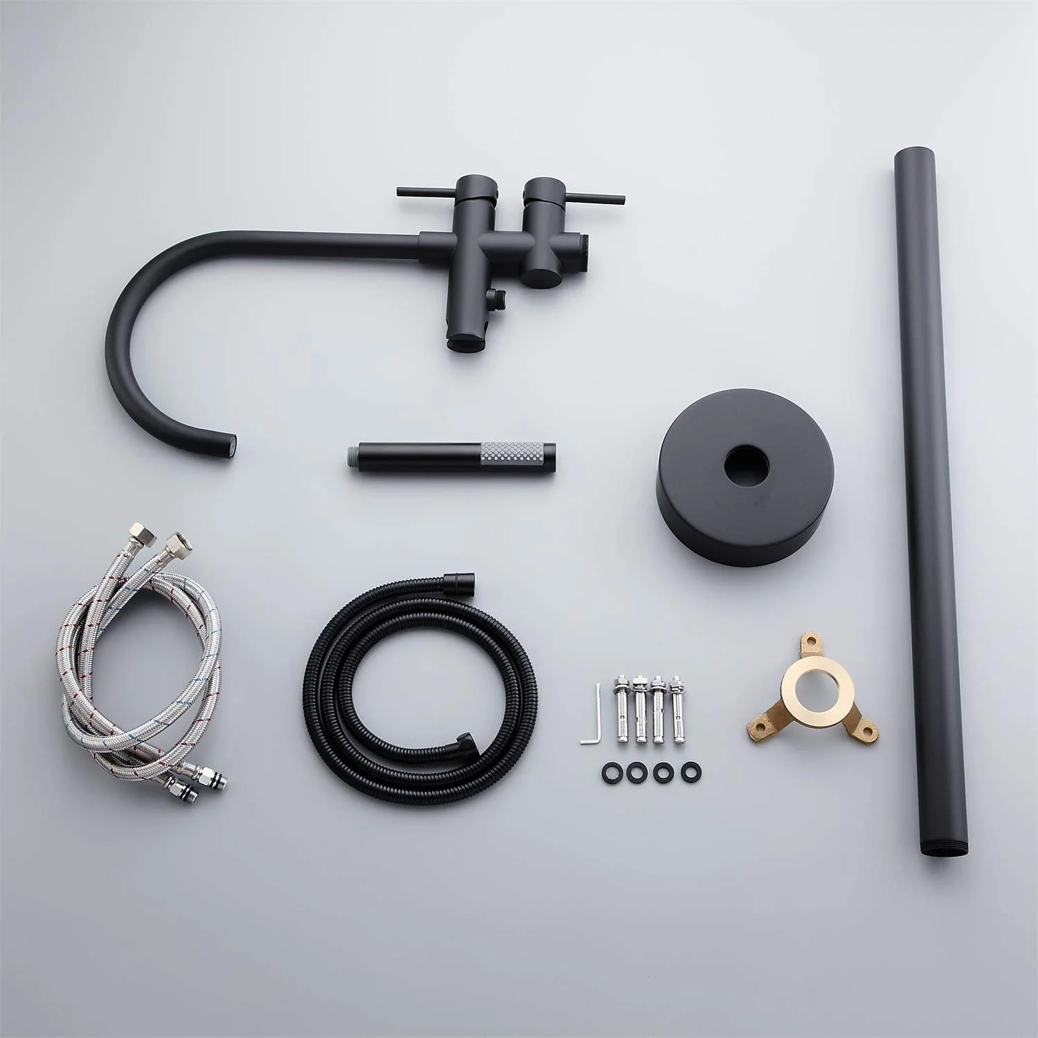 Bathroom Bathtub Faucet Mixer Freestanding Bathtub Faucet Bathtub Tap Hot and Cold Water Bath Tub Faucet Floor Mounted - Image 10