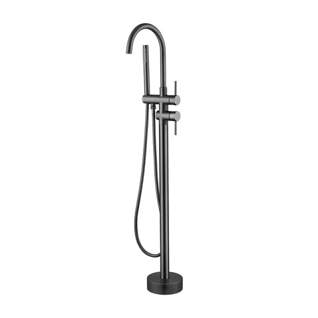 Bathroom Bathtub Faucet Mixer Freestanding Bathtub Faucet Bathtub Tap Hot and Cold Water Bath Tub Faucet Floor Mounted - Image 8