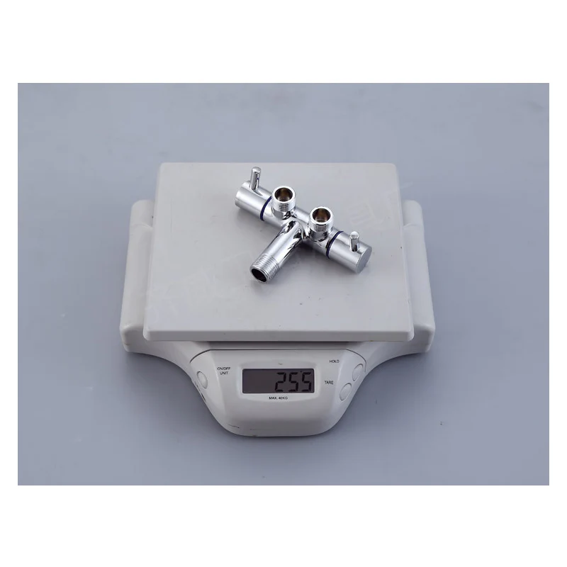 Bathroom Faucet Valve Angle Valve Single Inlet Double Outlet Double Control Valve for Shower Head Toilet Sink Basin Water Heater - Image 7
