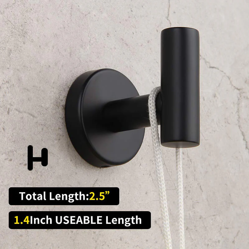 Bathroom Hardware Set 4 Pieces | SUS304 Bathroom Accessories Sets | Wall Mounted Towel Holders Sets - Image 17