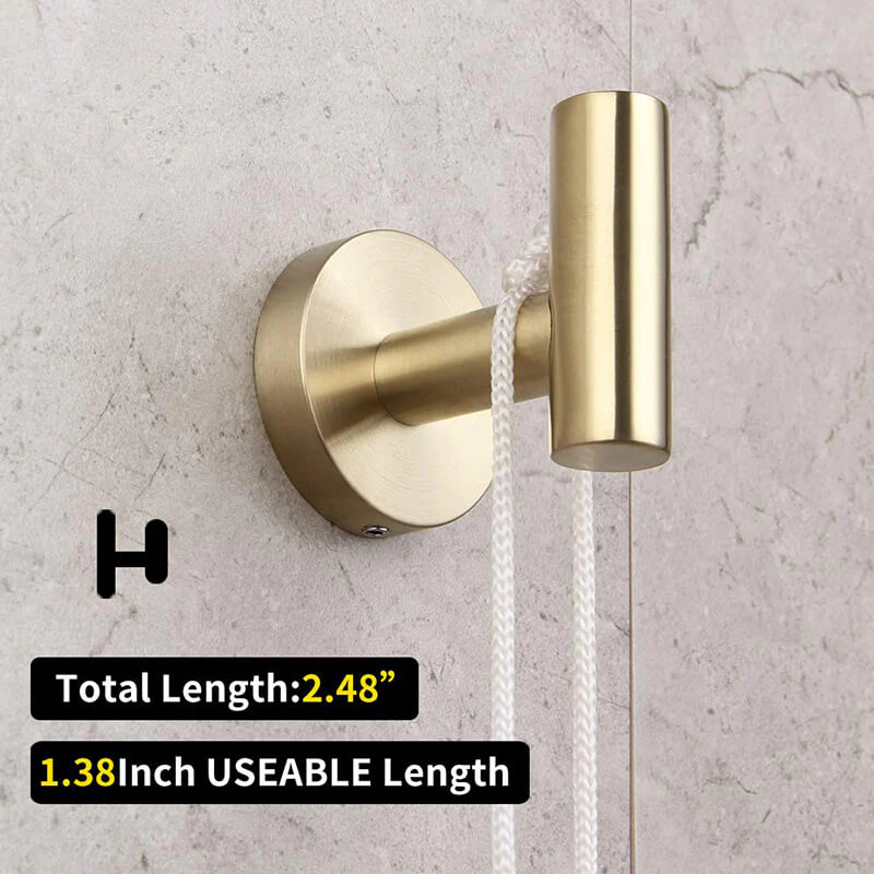 Bathroom Hardware Set 4 Pieces | SUS304 Bathroom Accessories Sets | Wall Mounted Towel Holders Sets - Image 18