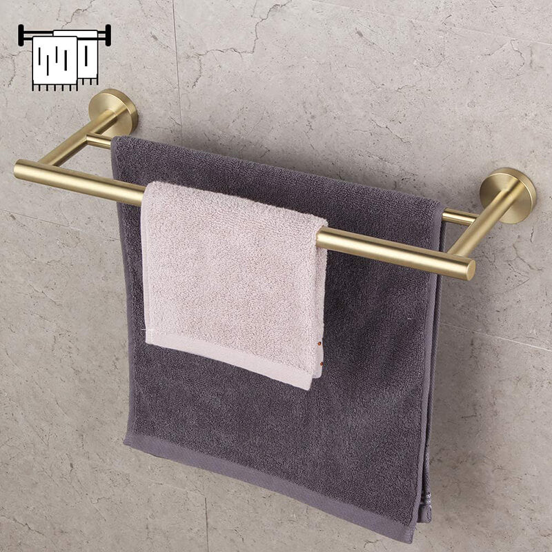 Bathroom Hardware Set 4 Pieces | SUS304 Bathroom Accessories Sets | Wall Mounted Towel Holders Sets - Image 6