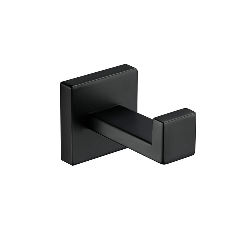 Bathroom Hardware Set Black Robe Hook Towel Rail Bar Rack Bar Shelf Tissue Paper Holder Toothbrush Holder Bathroom Accessories - Image 6