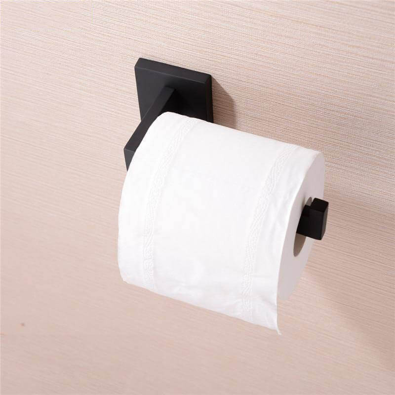 Bathroom Hardware Set | Black Robe Hook Towel Rail Rack Bar Shelf Paper Holder Toothbrush Holder Bathroom Accessories - Image 11