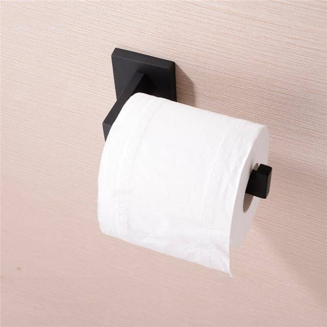 Bathroom Hardware Set | Black Robe Hook Towel Rail Rack Bar Shelf Paper Holder Toothbrush Holder Bathroom Accessories - Image 6