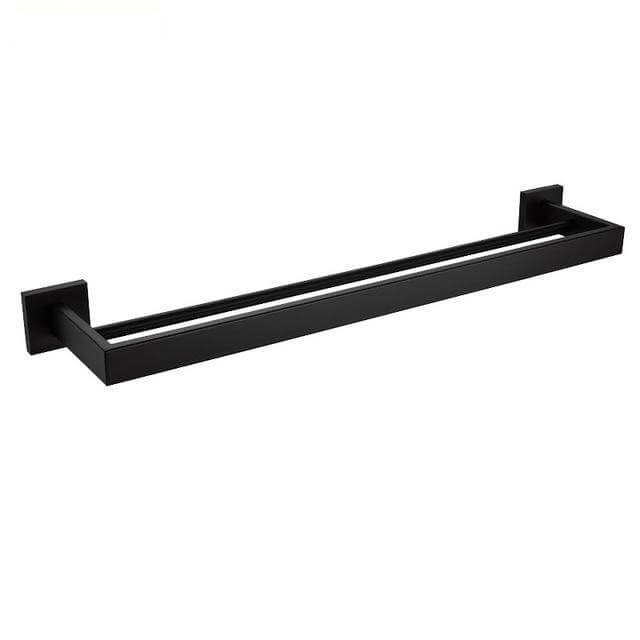 Bathroom Hardware Set | Black Robe Hook Towel Rail Rack Bar Shelf Paper Holder Toothbrush Holder Bathroom Accessories - Image 8