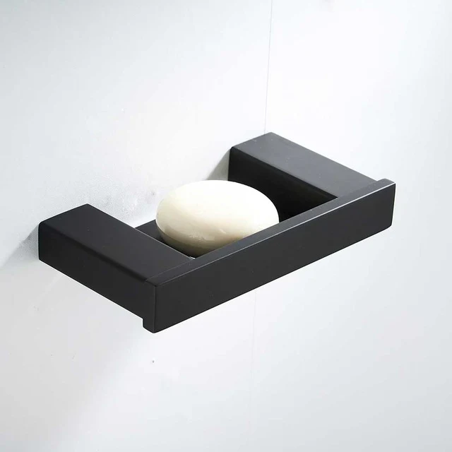 Bathroom Hardware Set Matte Black Paper Holder Towel Rail Rack Robe Hook Toilet Brush Holder Bathroom Accessories - Image 8