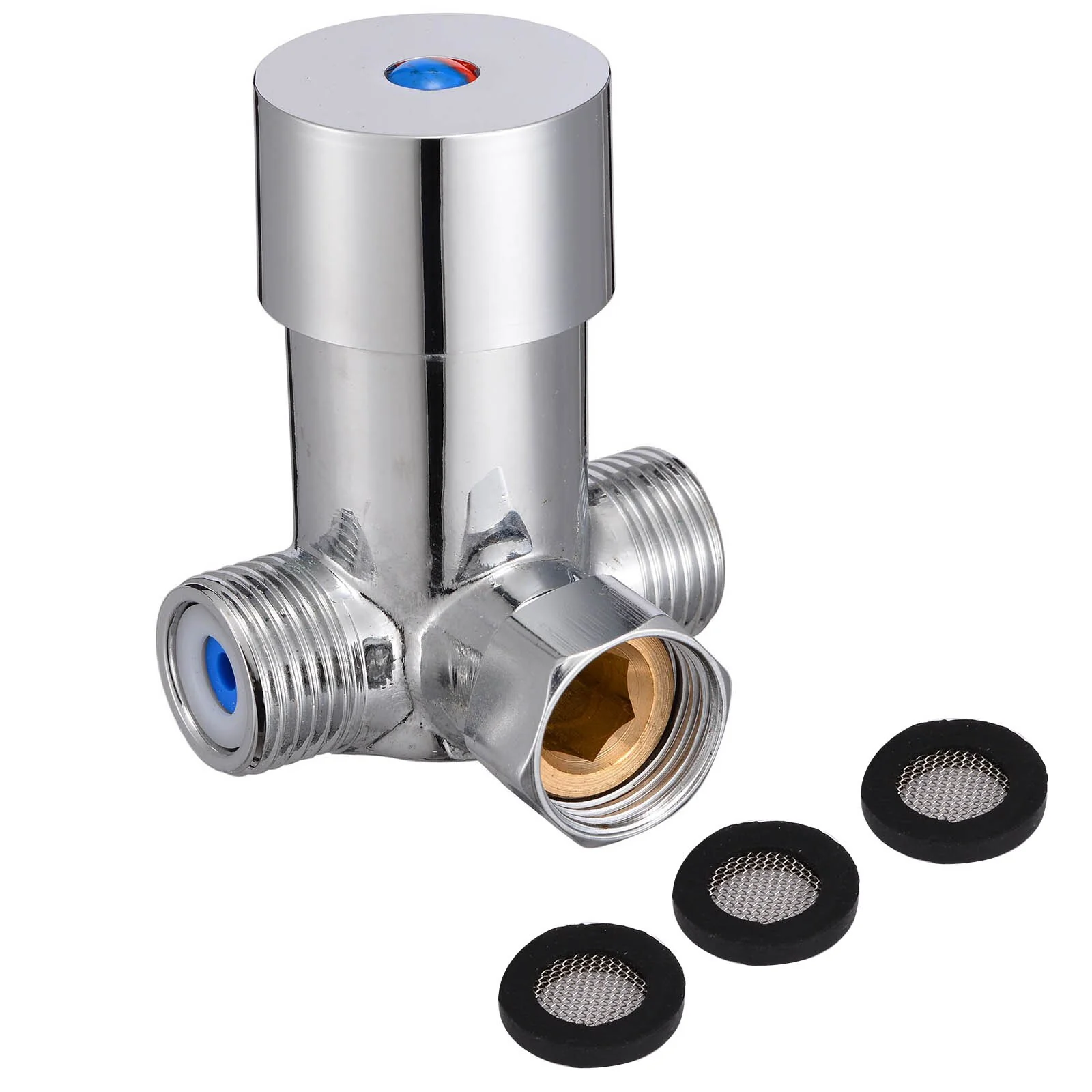 Bathroom Hot Cold Water Valver Temperature Adjustable Mixer Mixing Valve Sensor Tap for Shower Head Faucet Taps - Image 7