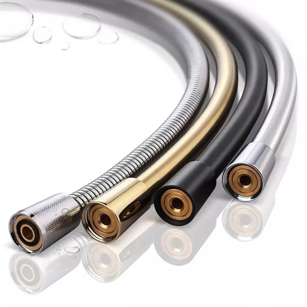 Bathroom Shower Hose High Pressure PVC Handheld Shower Plumbing Flexible Hose GI/2 Universal Interface Anti Winding Fixture