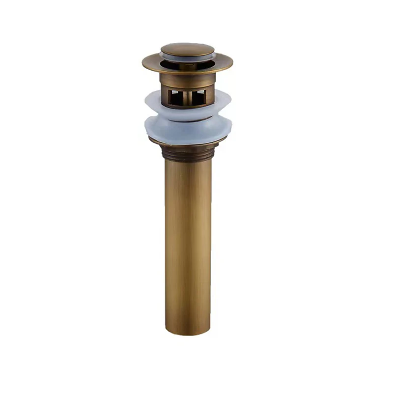Bathroom Sink Drain Stopper Pop Up with Overflow for Bath Vanity Sink Brass Waste Pipe - Image 10