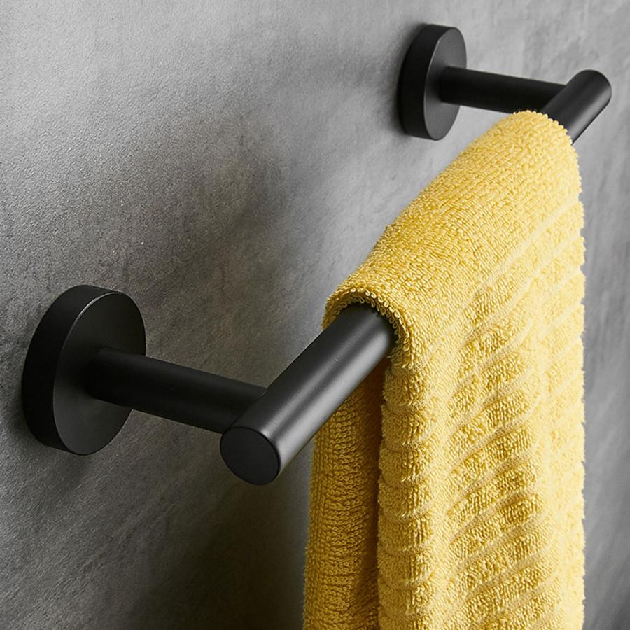 Bathroom Towel Bar | Stainless Steel Towel Bar Holder | Single Towel Rod - Image 3