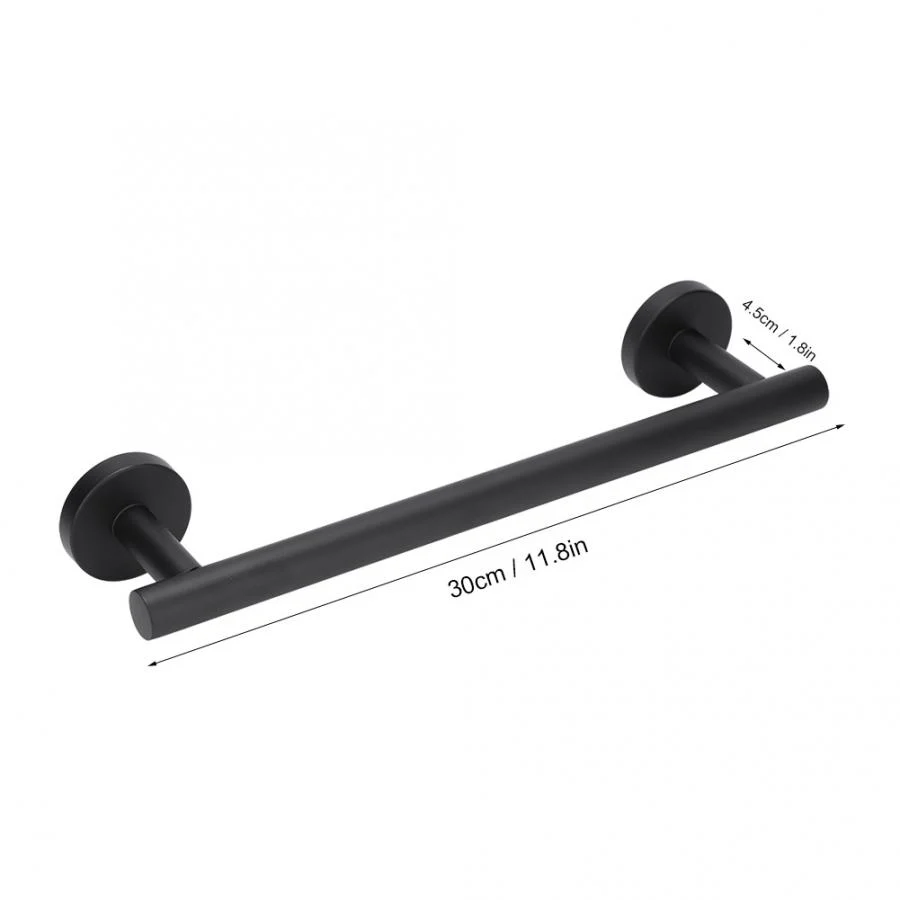 Bathroom Towel Bar | Stainless Steel Towel Bar Holder | Single Towel Rod - Image 7