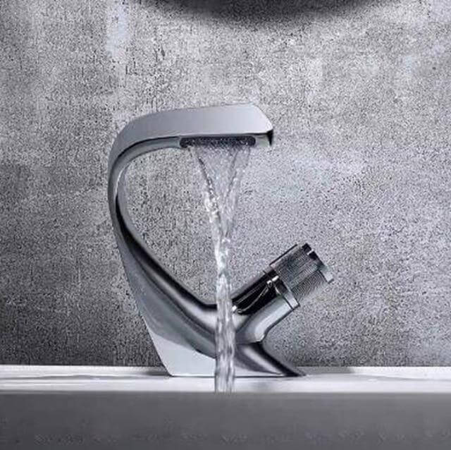 Black Faucet Bathroom Sink Faucets Hot Cold Water Mixer Crane Deck Mounted Single Hole Bath Tap - Image 10