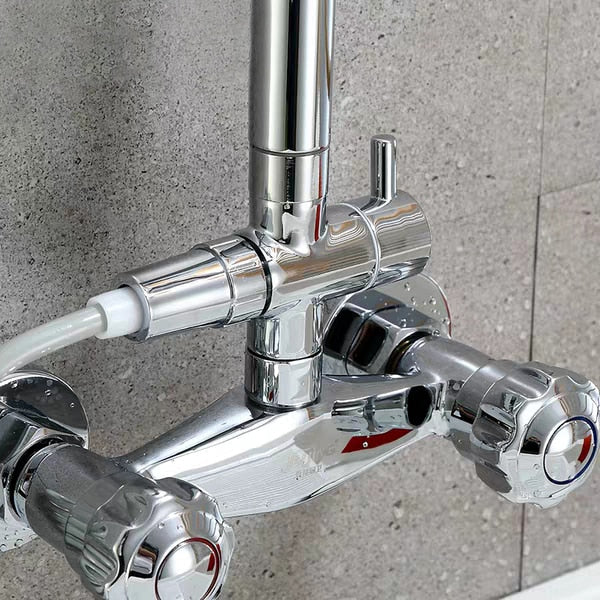 Brass Diverter Valve 3 Way Water Separator Shower Tee Adapter Adjustable Shower Head Diverter Valve Bathroom Shower Valve - Image 3