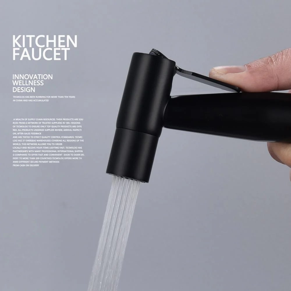 Brass Pot Filler Folding Faucet with Side Sprayer Kitchen Sink Faucet with Swing Arm and Double Function Joint - Image 4