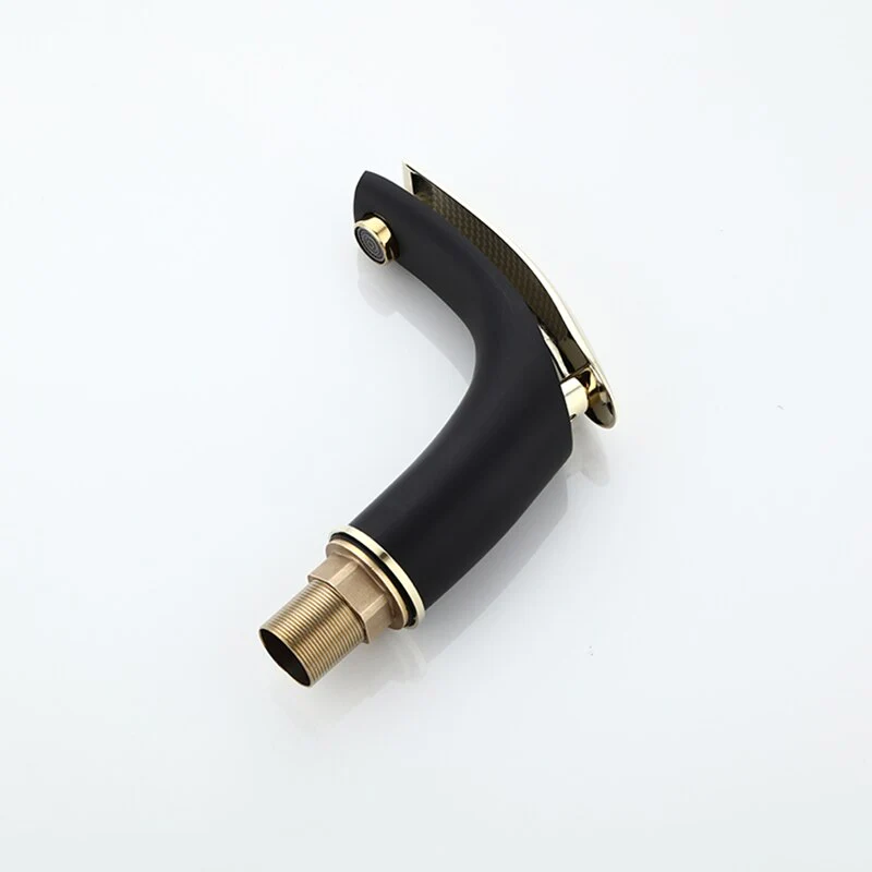 Modern Black Single Hole Single Handle Bathroom Sinks Basin Faucet - Image 4