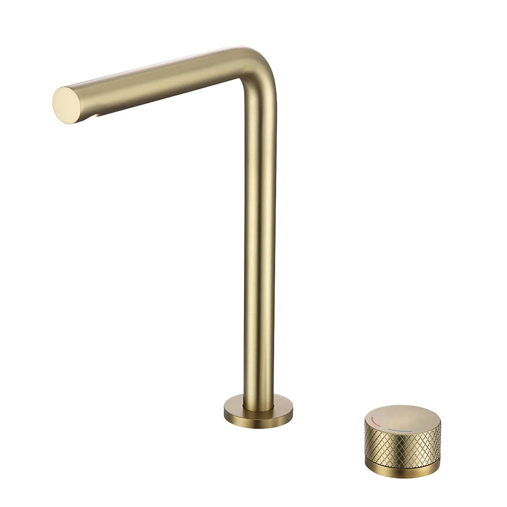 Dual Hole Basin Faucet Single Handle Vanity Sink Faucet 360 Degree Swivel Sink Water Faucet - Image 21