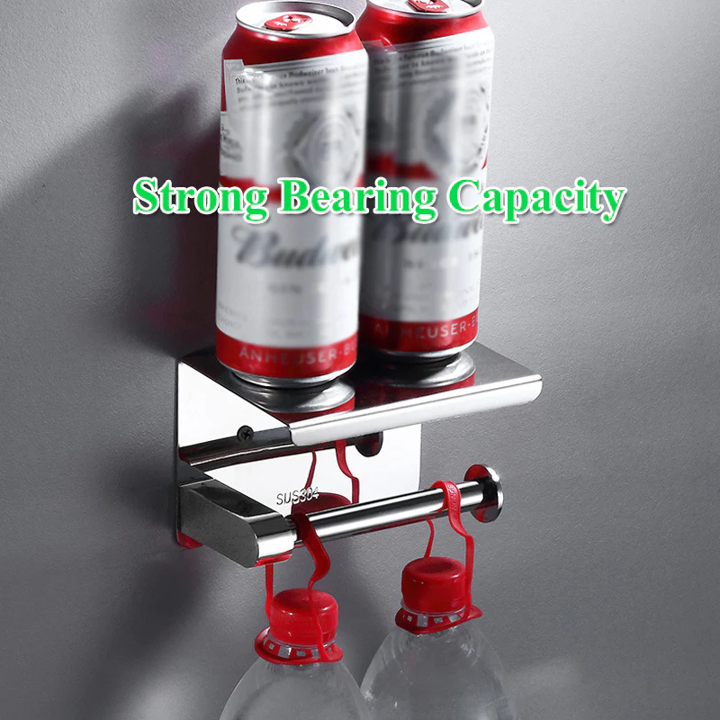 Free-punch 304Stainless Steel Toilet Paper Roll Holder Toilet Paper Towel Rack Anti-rust Waterproof Toilet Paper Shelf Dispenser - Image 8
