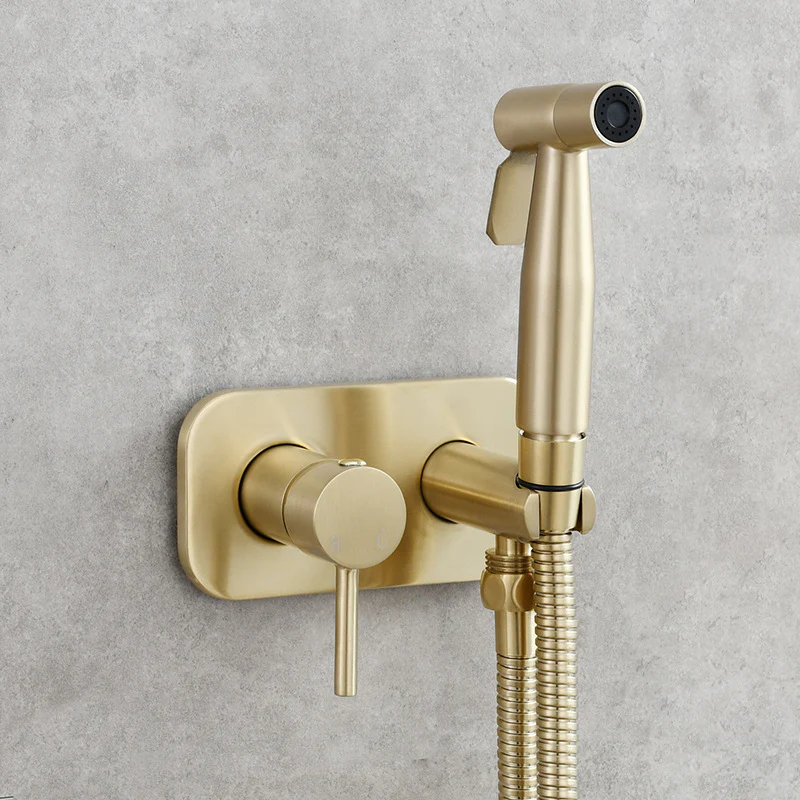 Brass Bidet Sprayer Set Hot and Cold Water Toilet Sprayer Kit Hand Held Bidet Sprayer Diaper Sprayer Shattaf - Image 14