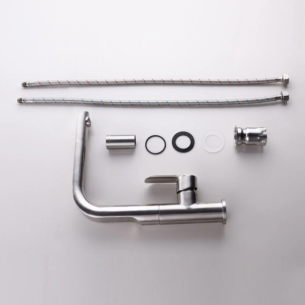 Stainless Steel 360 Degree Rotating Kitchen Faucet Hot and Cold Water Faucet Kitchen Sink Tap - Image 5