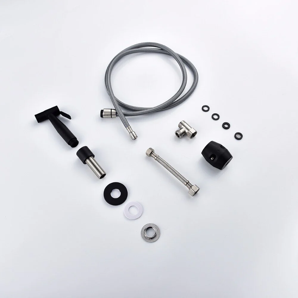 Stainless Steel Black Metal Kitchen Spray and Faucet Sprayer With Hose and Head Accessory for Kitchen Sink Washing - Image 6