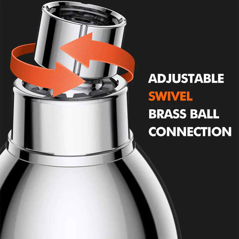 High Pressure Shower Head | 3 Inch Anti-clog Anti-leak Fixed Chrome Shower head | Plastic Shower Head With High Pressure - Image 4