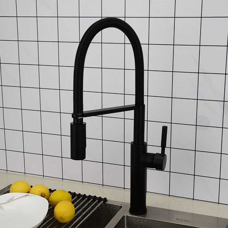 Kitchen Faucet Newly Design 360 Swivel Solid Brass Single Handle Mixer Sink Tap Chrome Hot and Cold Water Kitchen Faucet - Image 10