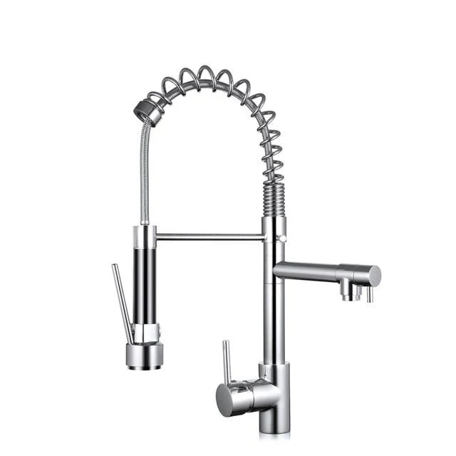 Kitchen Faucet Pull Down Nozzle Dual Mode Water Mixer Single Handle Hot Cold 2 Outlet Shower 360 Swivel Kitchen Taps - Image 6