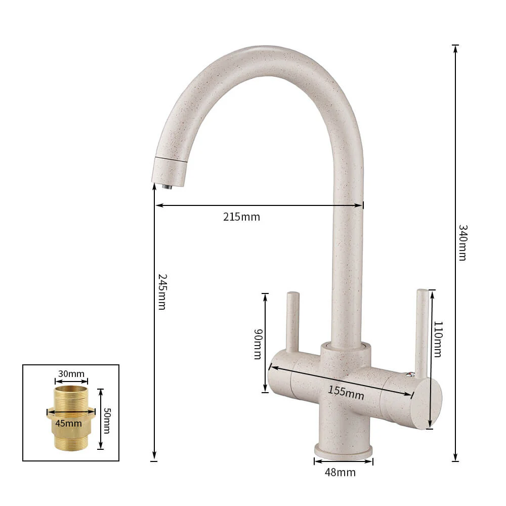 Kitchen Faucets Water Filter Taps Kitchen Faucets Mixer Drinking Water Filter Faucet Kitchen Sink Tap Water Tap - Image 4
