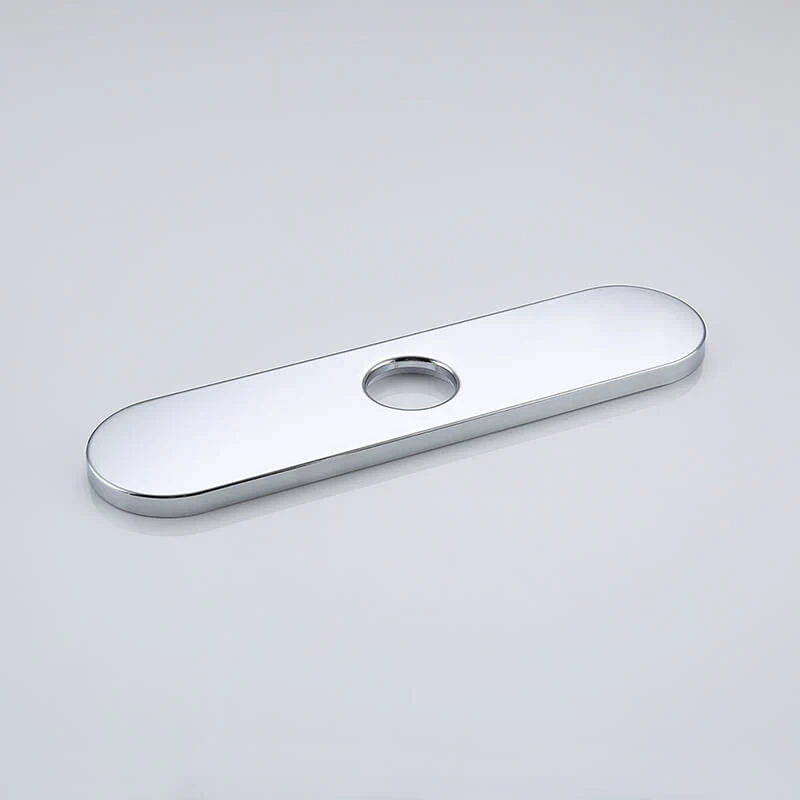 Kitchen Sink Faucet Hole Cover | Deck Plate Escutcheon Solid Stainless Steel Chrome Finished - Image 6
