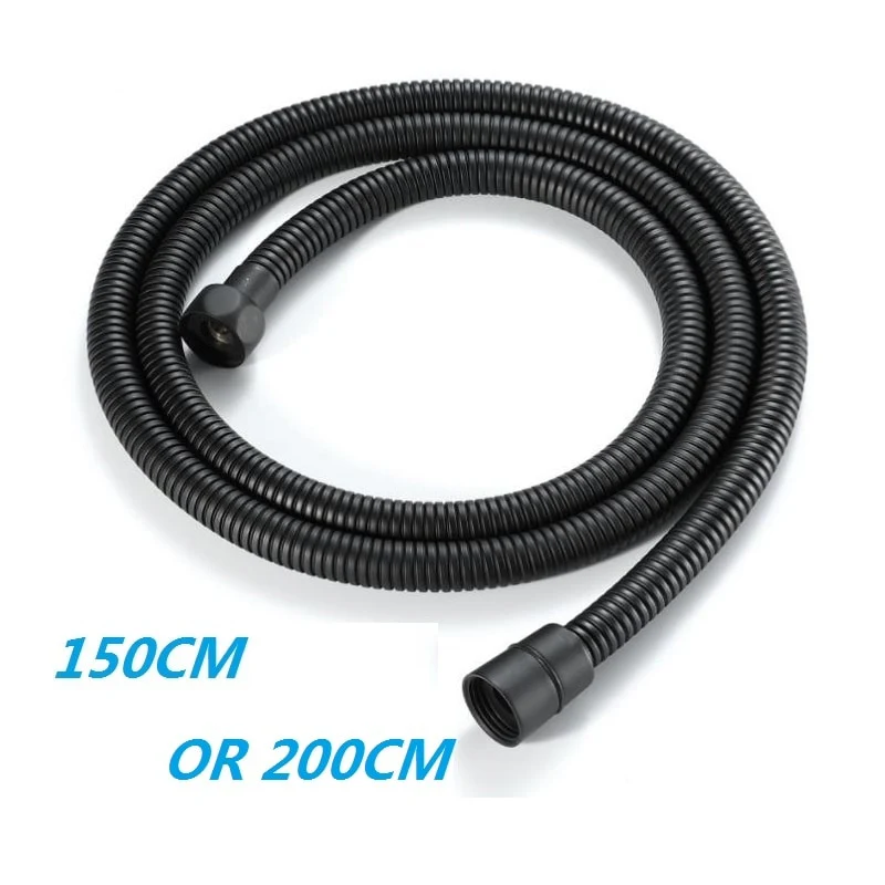 Matt Black 1.5m 2m Shower Hose Soft Shower Pipe Common Flexible Bathroom Water Pipe Stainless steel - Image 8