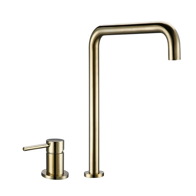 Modern Style Kitchen Sink Faucet Tap Dual Holder Single Handle Fixed Basin Faucet Hot And Cold 2 Hole Kitchen Sink Mixer - Image 14