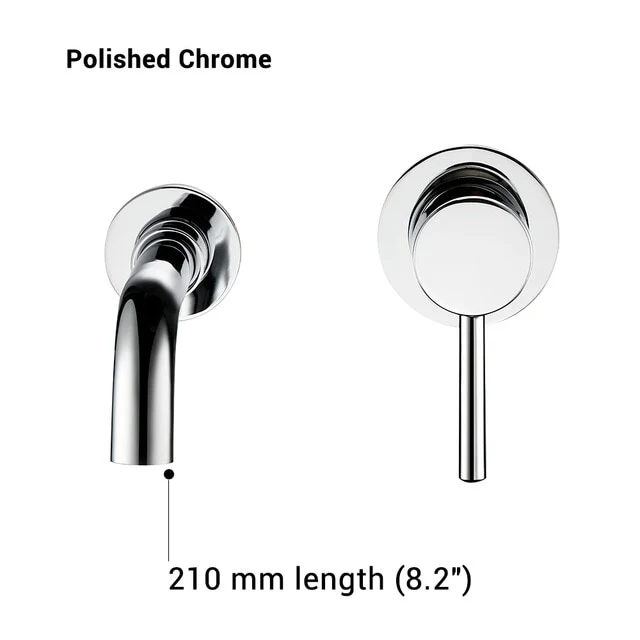 Modern Wall-Mount Mixer Tap Bathroom Sink Faucet Swivel Wall Spout Bath With Single Lever Basin Faucet - Image 18