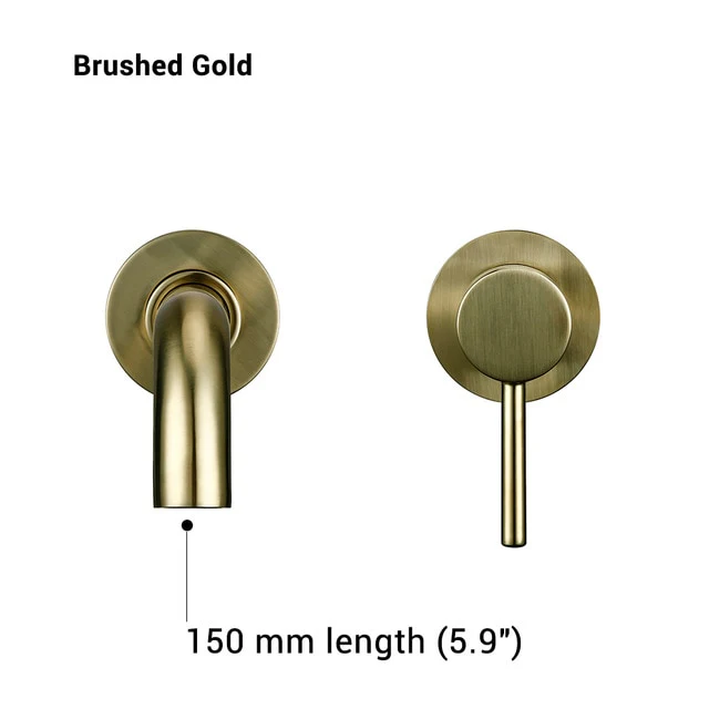 Modern Wall-Mount Mixer Tap Bathroom Sink Faucet Swivel Wall Spout Bath With Single Lever Basin Faucet - Image 23