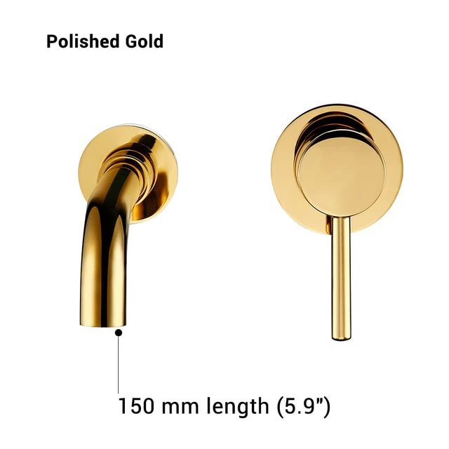 Modern Wall-Mount Mixer Tap Bathroom Sink Faucet Swivel Wall Spout Bath With Single Lever Basin Faucet - Image 28