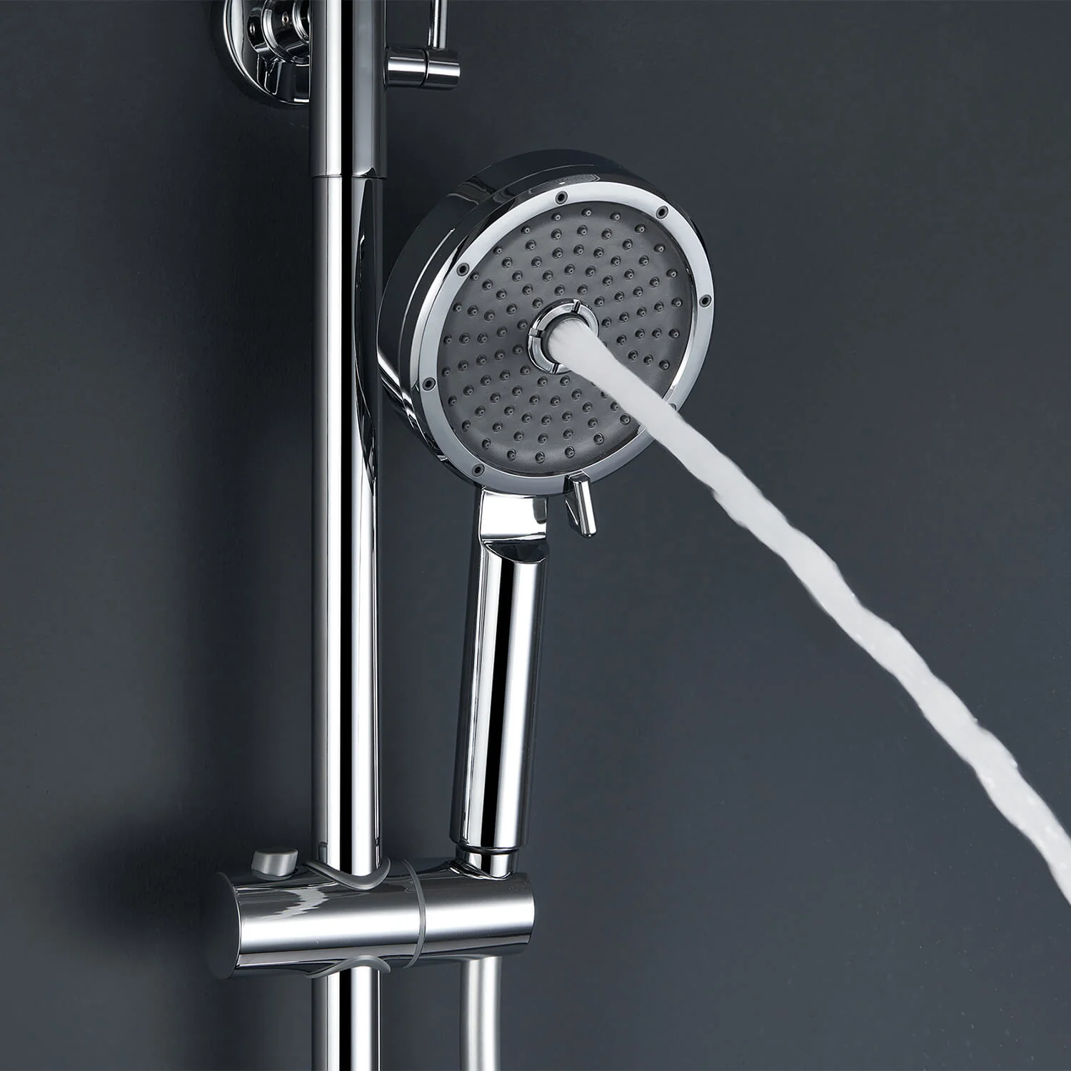 Multifunction Shower Column Set with Bidet Sprayer Bathroom Shower Faucet Set 10 inch Shower Head - Image 11