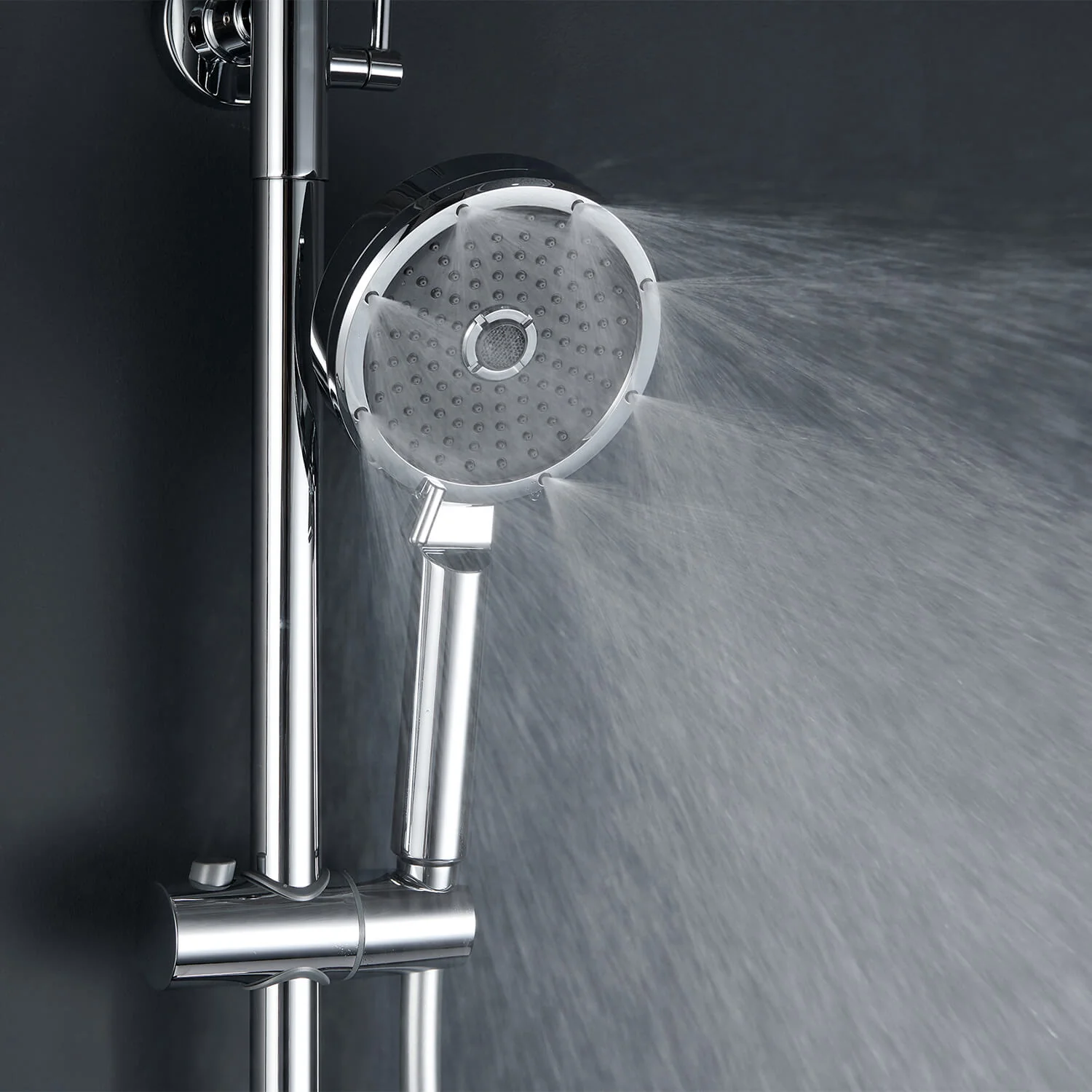 Multifunction Shower Column Set with Bidet Sprayer Bathroom Shower Faucet Set 10 inch Shower Head - Image 9