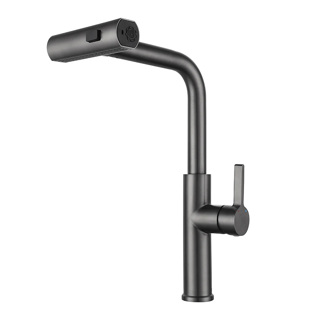 Multifunctional Pull-Out Waterfall Kitchen Faucets Rotatable Kitchen Sink Water Tap - Image 14