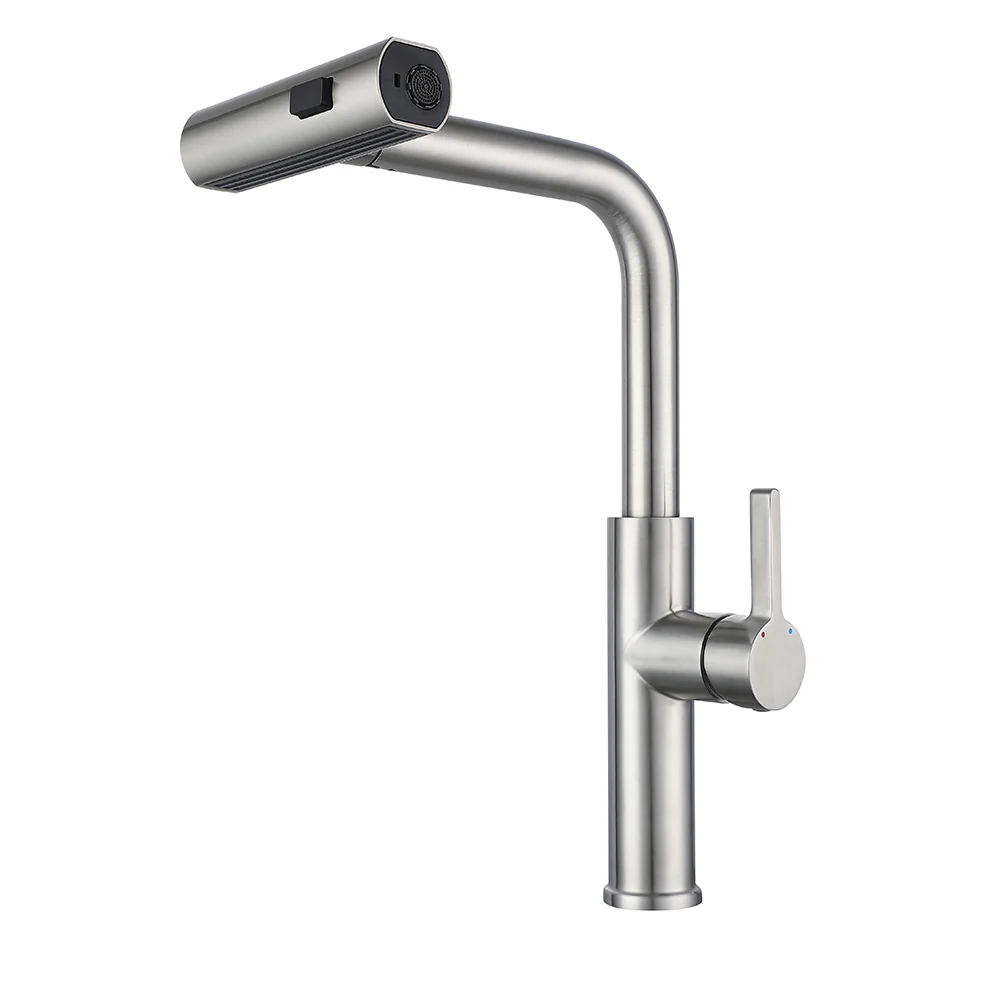 Multifunctional Pull-Out Waterfall Kitchen Faucets Rotatable Kitchen Sink Water Tap - Image 16
