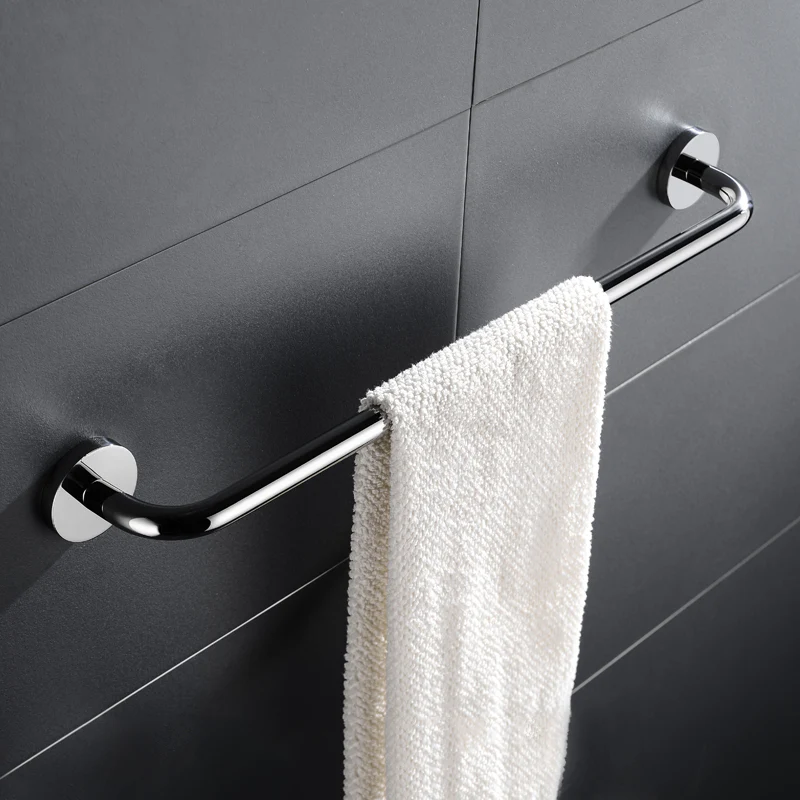 SUS304 Stainless Steel Bathroom Hardware Set Toilet Paper Holder Robe Hook Towel Bar Ring - Image 4