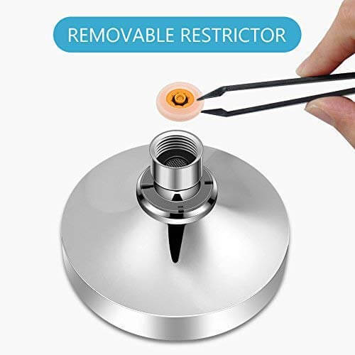 Shower Head | High Pressure 4 Inch Shower Head | 5-setting Adjustable Shower Head | Rain Shower Head Bathroom Powerful Shower Head Water Saving - Image 5